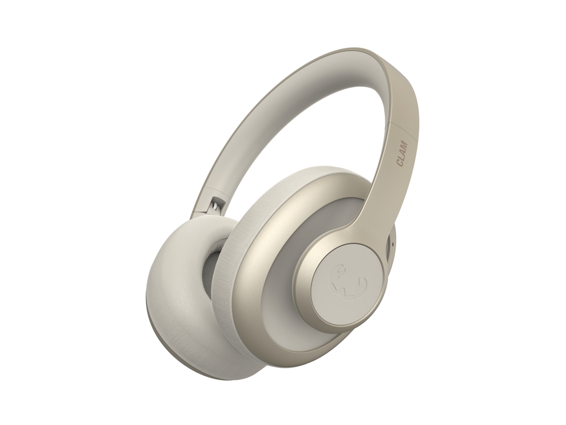 Auscultadores Bluetooth FRESH 'N REBEL Clam Ace  (Over Ear - Noise Cancelling - Microfone - Dourado)