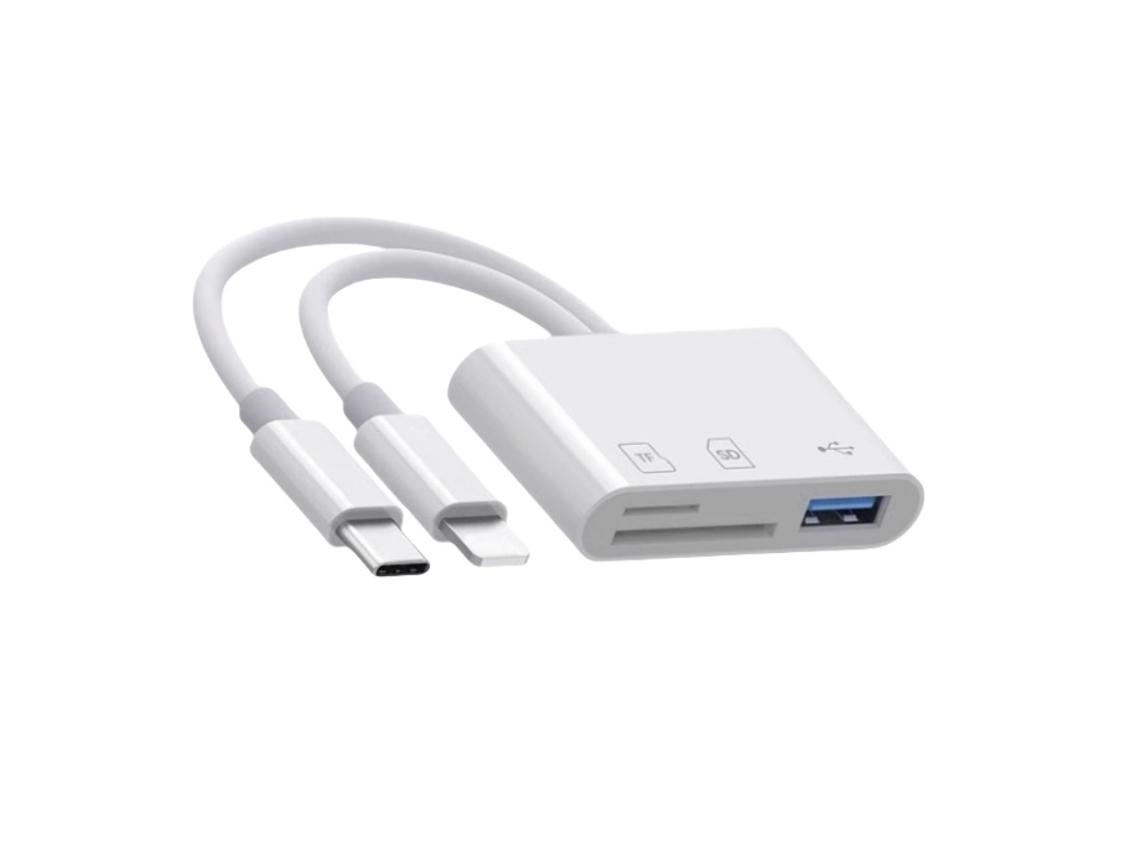 Lurelia Leitor De Cartões Usb-c/usb Sd/tf Para Iphone