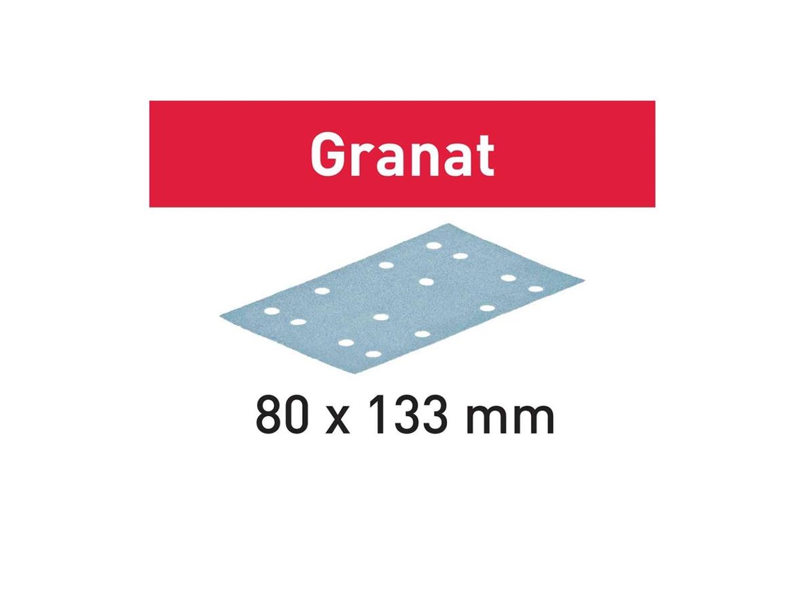 Folhas de Lixar Stf 80X133 Gr/100 Granat P100