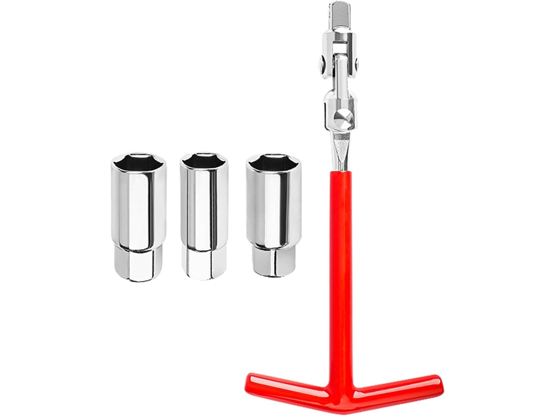 Chave De Para Bujões 16 Mm, 18 E 21 Com Cabo Em T, Ideal Automotivos.