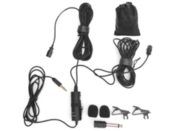 Microfone de lapela profissional para entrevistas ao vivo com telefone Boya Bym1dm LAXISCREED