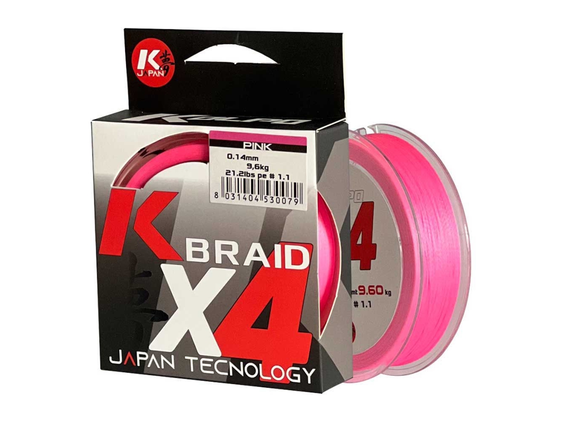Trançado Kx4 300 M Transparente 0.080 Mmkolpo