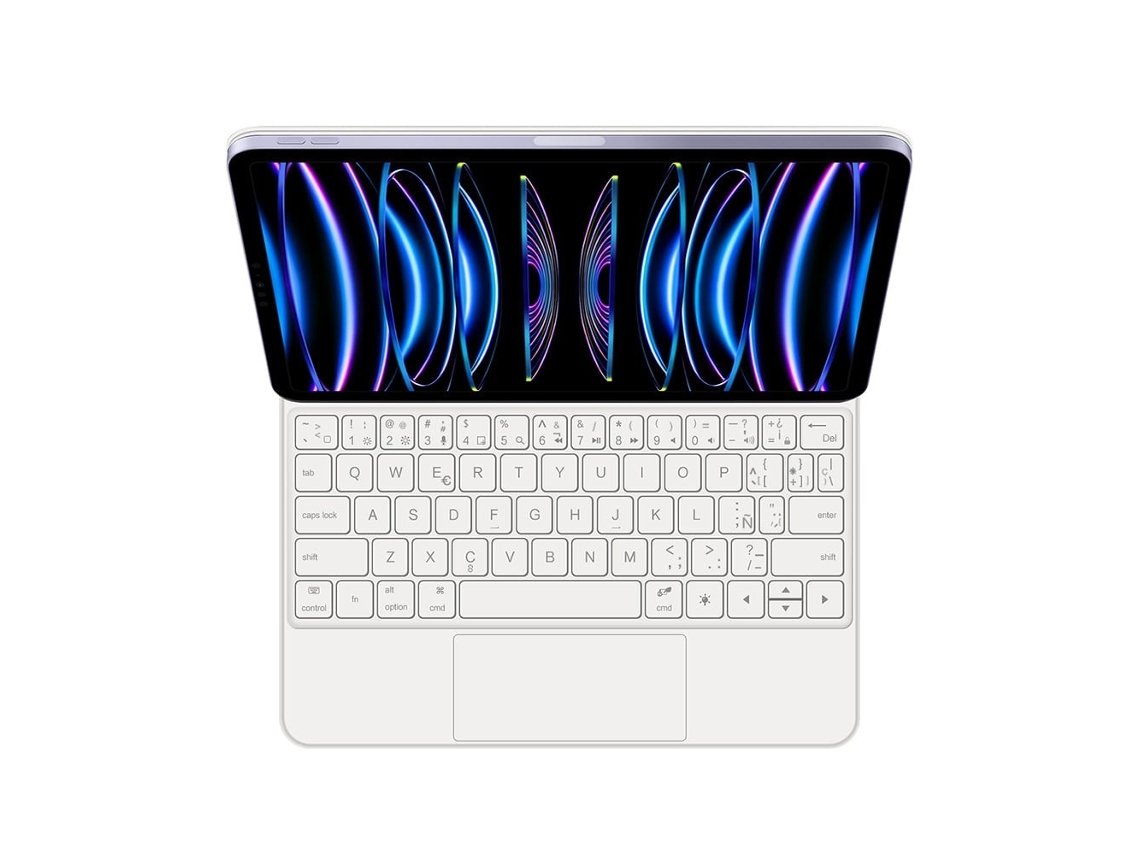 Lurelia Teclado Para Tablet Ipad Air 11 2024/ipad Pro 11/air 4/5 10.9, Branco, Português