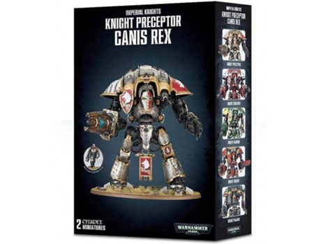 Figura  Knight Preceptor Canis Rex (Inglês)