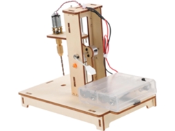 Conjunto De 1 Mini Broca Mesa Madeira Para Experimentos Científicos