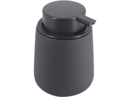 Dispensador de sabonete líquido de cerâmica para banheiro, recarregável, design inteligente, à prova de derramamento, 350ml, para shampoo, loção e detergente.