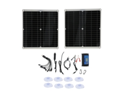 Módulo Painel Solar Flexível 2pcs 20v 25w Com Controlador 20a