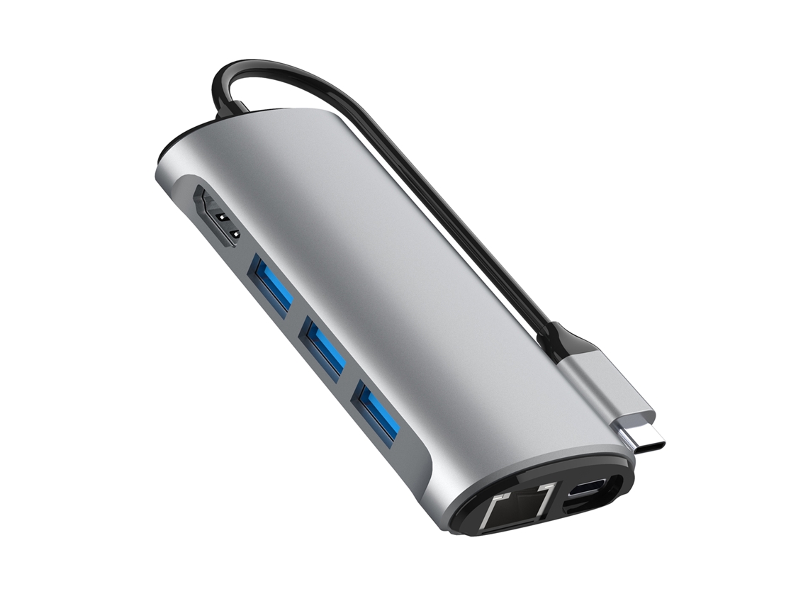 Estação de Acoplamento Usb c para Console, Leitor de Cartão 4k a 60hz AQUAFORGE