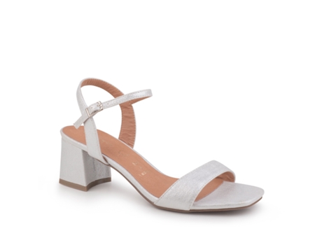 Sandálias BESHOES (38 - Prateado)