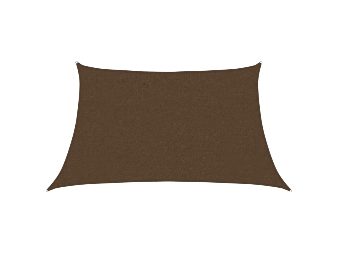 Para sol Estilo Vela 160 G/m² 3/4x2 M Pead Castanho MAISON EXCLUSIVE