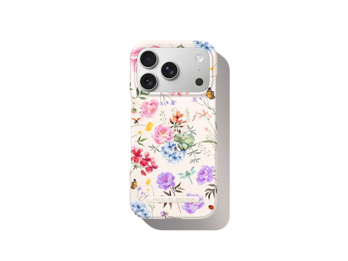 Capa Estampada Para Iphone 17 Pro Com Estampa Forever Flower Multicolorida