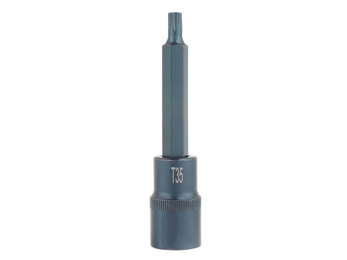 Chave De Impacto Torx T35 1/2" 100mm Bits De Parafusadeira Elétrica Plum Ferramenta