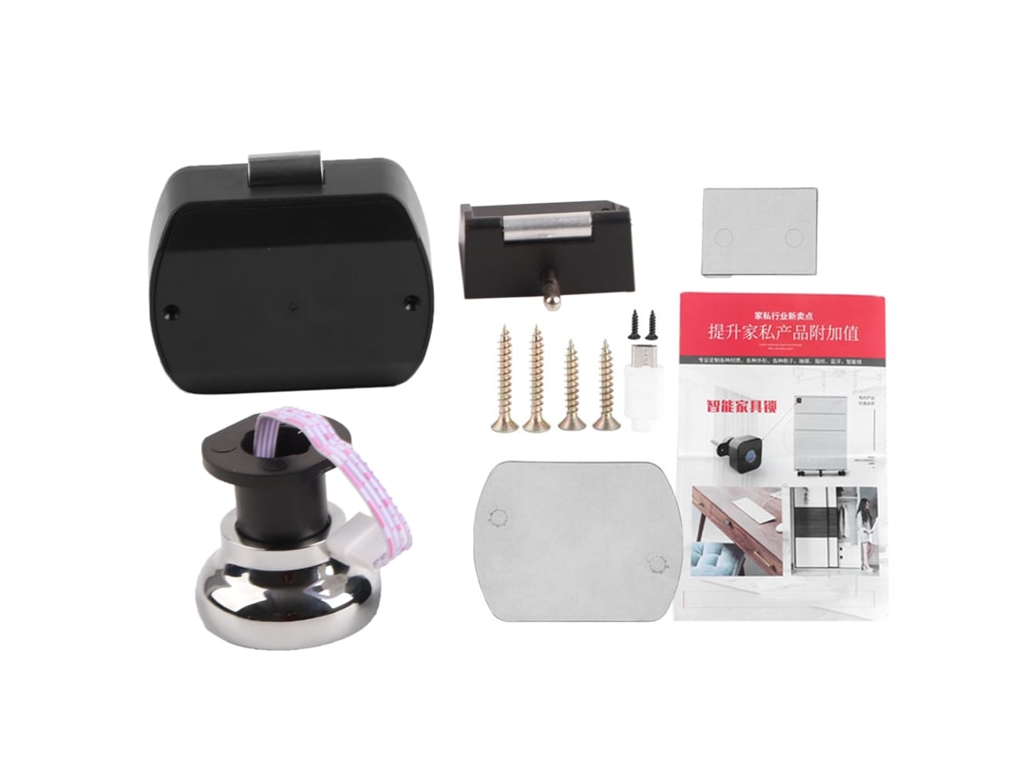 Fechadura Digital Laxiscreed Com Impressão Digital Para Home Office, Desbloqueio Rápido E Proteção Antirroubo