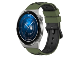 Pulseira De Silicone Bicolor Para Huawei Watch Gt3 Pro 43mm 20mm