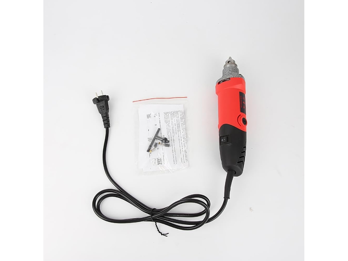 Mini Esmerilhadeira Multifuncional 220V, Furadeira de Velocidade Variável | S/MARCA