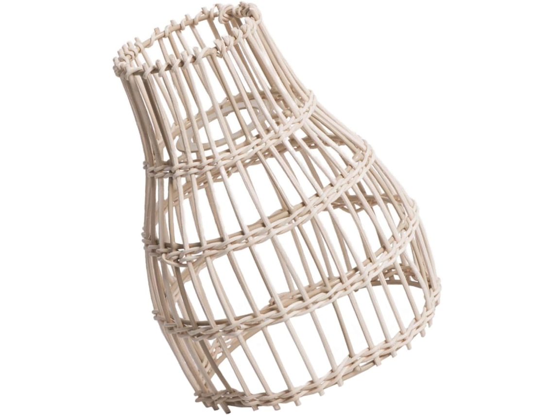 Abajur Suspenso em Rattan Trançado para Luminárias de Teto e de Mesa. SFUSHOS