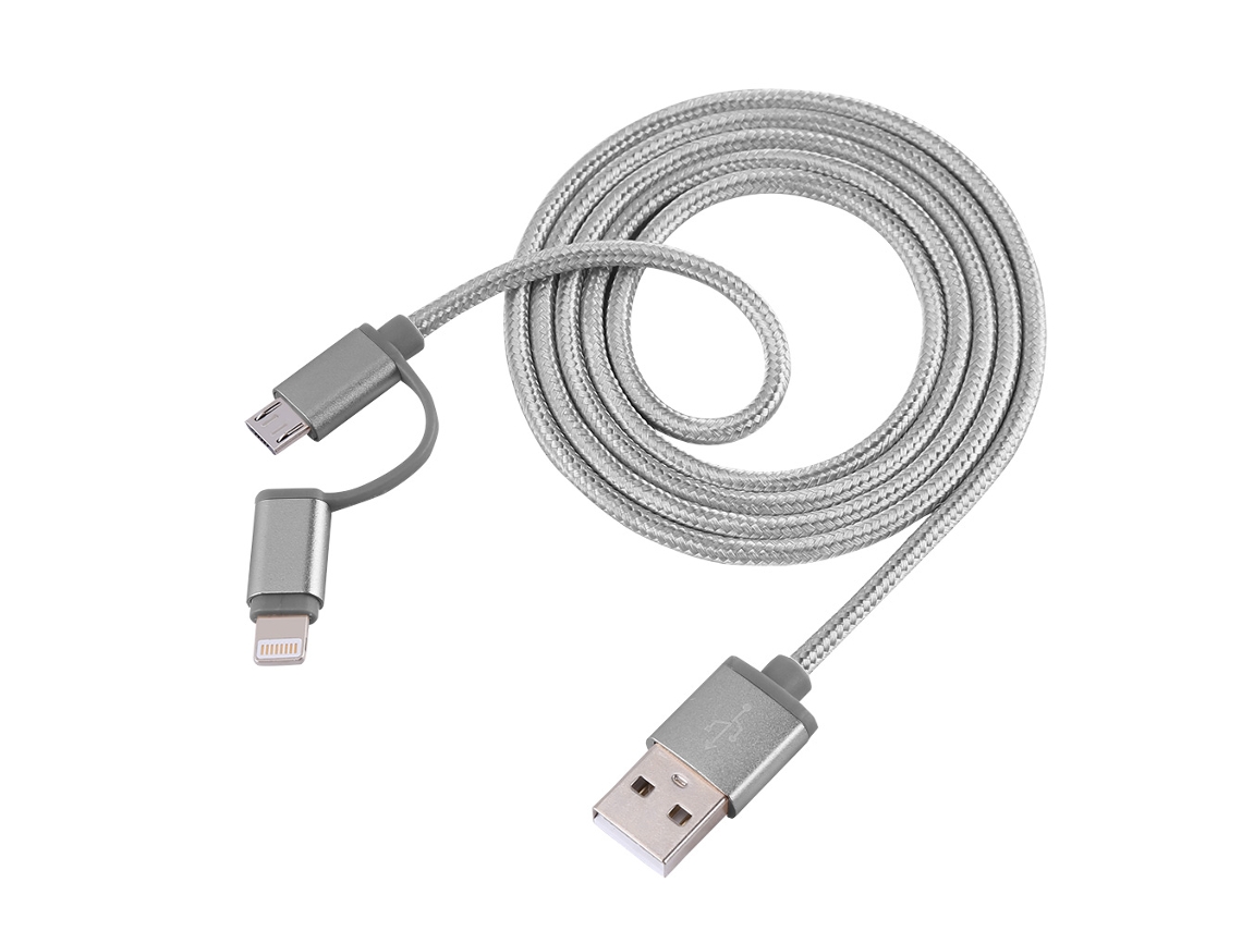 Cabo de Dados Trançado para Android e Apple EOOCOO
