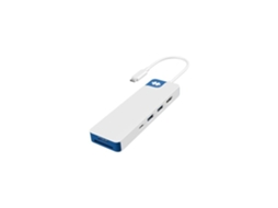 Estação De Acoplamento Para Laptop Hyper Hyperdrive Flex8 Usb C Hub Azul Aquaforge