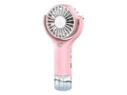 Ventilador Portátil Com Névoa, 3 Velocidades, Carregamento, Soprador De Para Pulveriz Ação Água