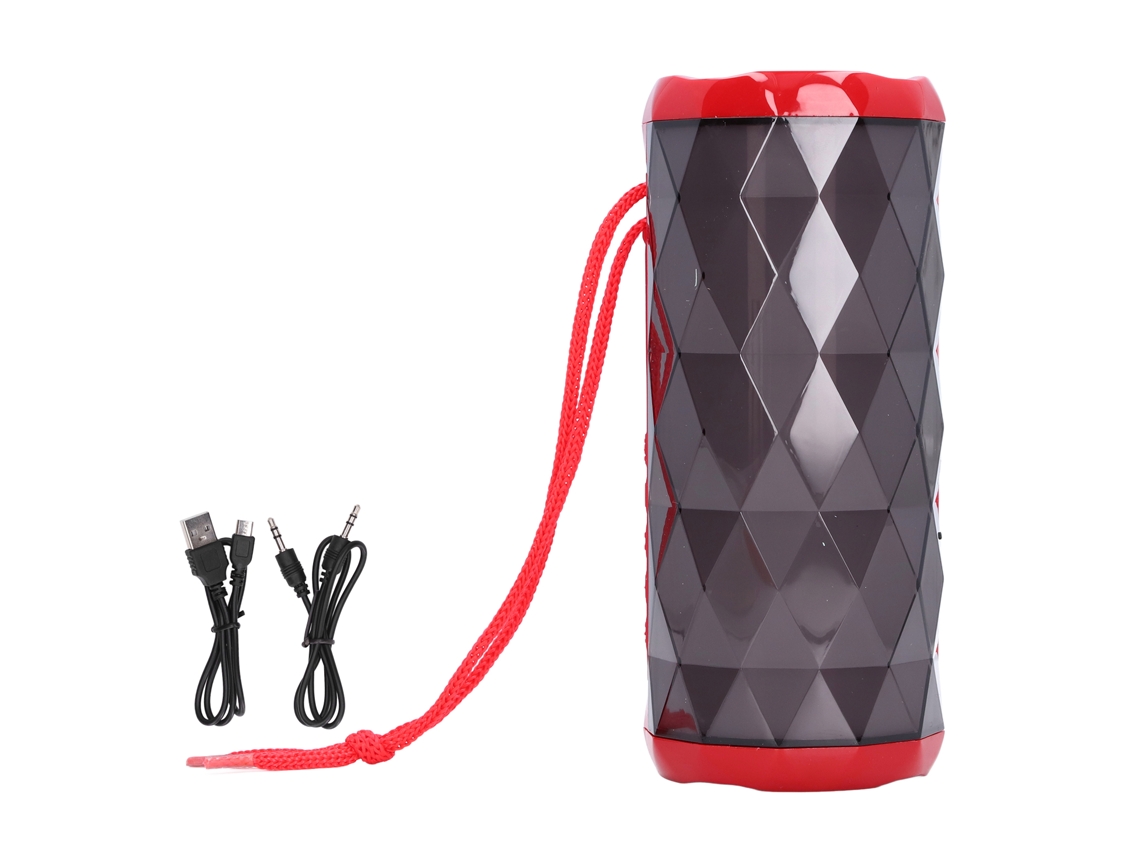 Rebe-altavoz Bluetooth Led Portátil Com Cartão De Memória, Sem Fio Para Exterior, Escritório E Presente De Aniversário