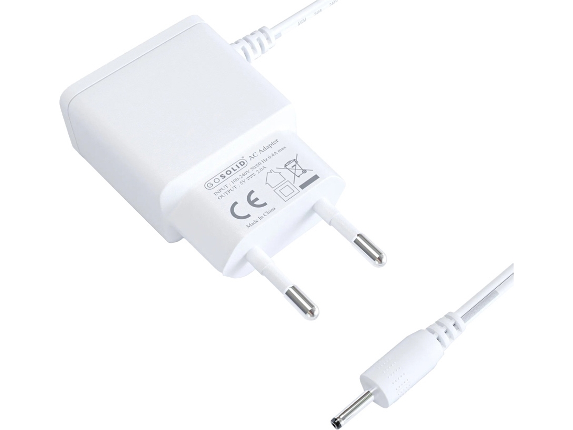 Carregador de Babyphone Compatível com Alecto Dbx-125 GO SOLID
