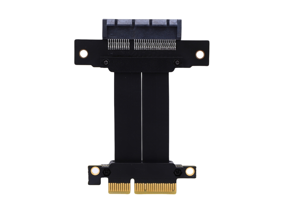 Cabo Riser Pcie 4.0 X4 Extensão De Placa De Vídeo Adaptador Gpu Flexível Macho Para Fêmea