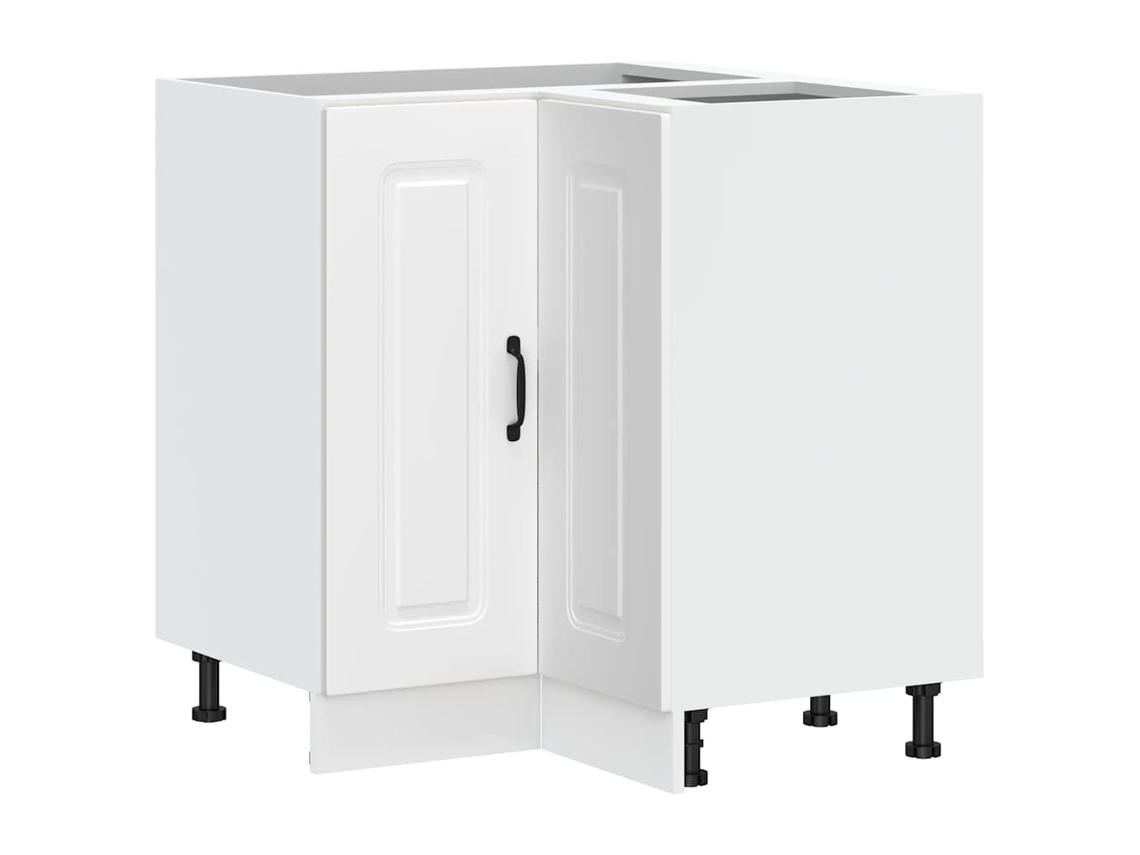 Kitchen Corner Base Cabinet, Kitchen Corner Base Cabinets Vidaxl Branco Madeira Processada (n/a)