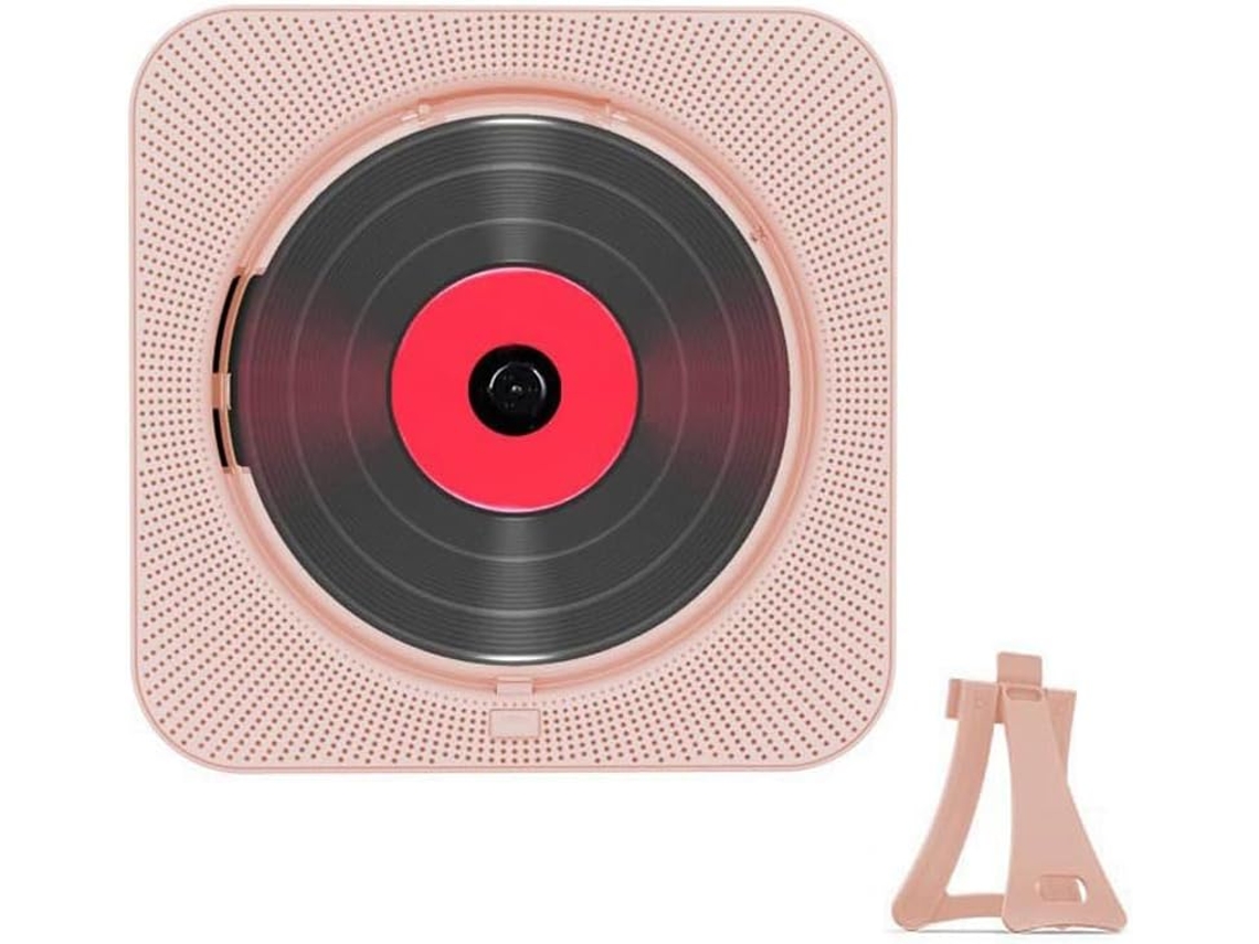 Leitor Cd De Parede Com Bluetooth, Controle Remoto, Alto-falantes Hifi Integrados, Reprodutor De De Música
