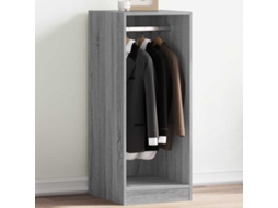 Vidaxl Roupeiro 48x41x102 Cm Derivados De Madeira Cinzento Sonoma