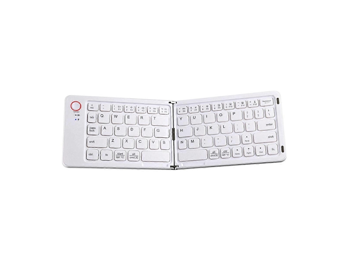 Teclado Dobrável Branco, Adequado Para Laptops E Celulares. Nostalgia88