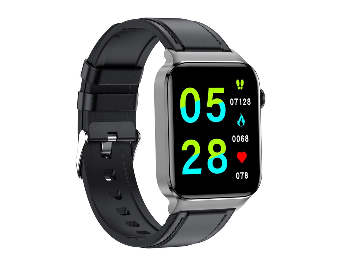 Smartwatch, relógio fitness de 1,83 polegadas com monitor de frequência cardíaca e sem oxigênio no sangue para Android e iOS Bestvite