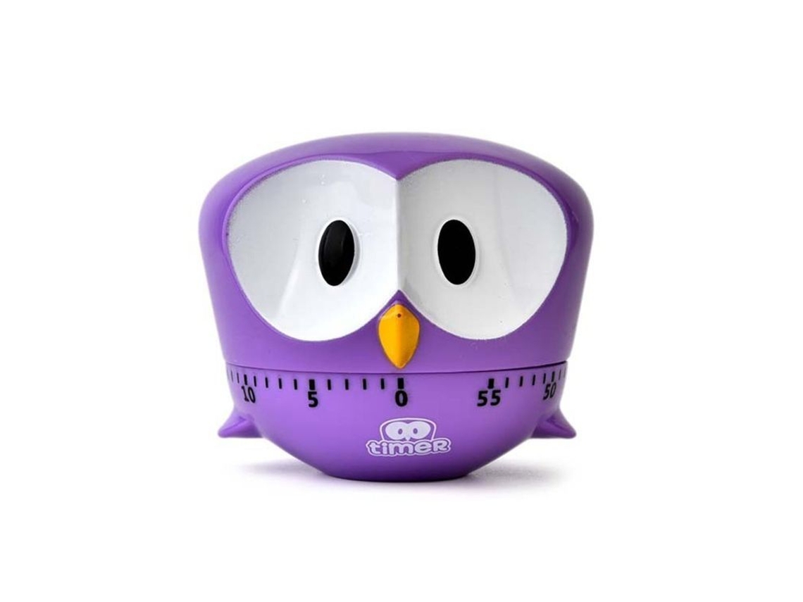 Temporizador Huevo Mecánico Giratorio 2025 Cocina 0-60 Minutos Multiuso Morado
