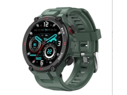 Smartwatch Bluetooth Chamada Pedômetro Música Cham Rec Masculino Verde Letra Bestvite