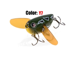 Lure (surface Bait, High-end Popper Design) Yuexinghui New Golden Wing Fishing Lure