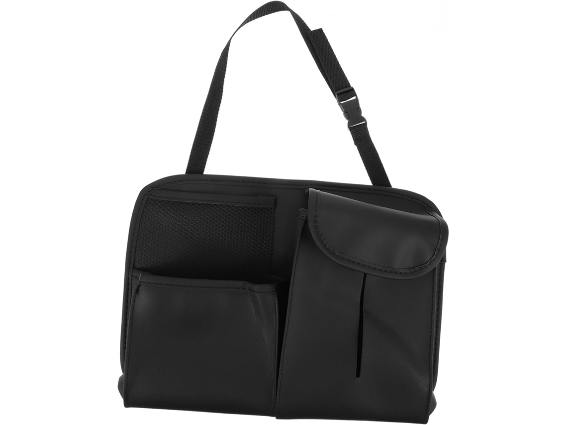 Organizador Multifuncional Ajustável Para Banco Traseiro De Carro Em Poliuretano, Com Bolsa De Armazenamento.