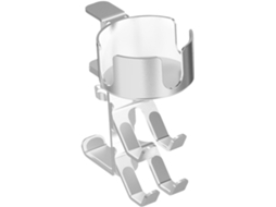 Suporte De Mesa Giratório 360° Para Copos Com Gancho Para Fones De Ouvido, Fixação Resistente Com Grampo Para Mesa