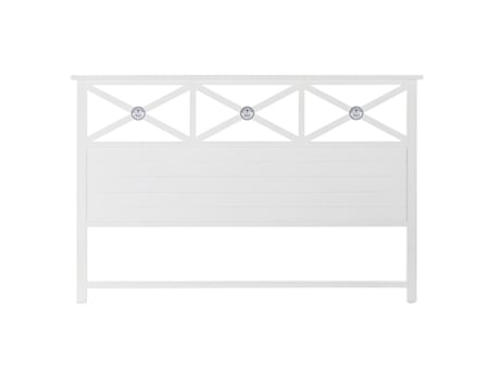 Cabeceira de Cama DKD Home Decor Azul Madeira Branco (180 x 6 x 120 cm)