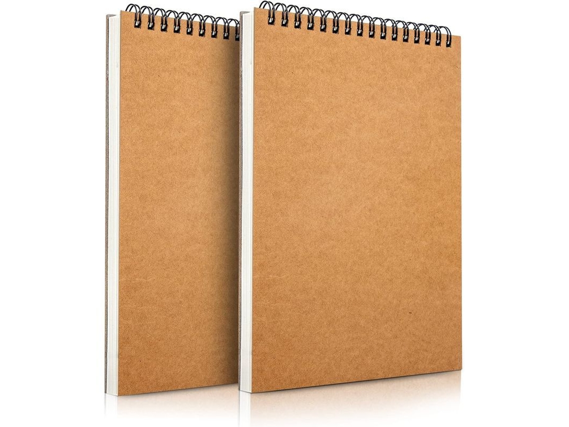 2026 bloco de Desenho Profissional A5 de Papel Grosso Sem Ácido com Espiral Dupla para Artistas e Amadores