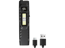 Lanterna De Bolso Compacta Led Recarregável Via Usb |