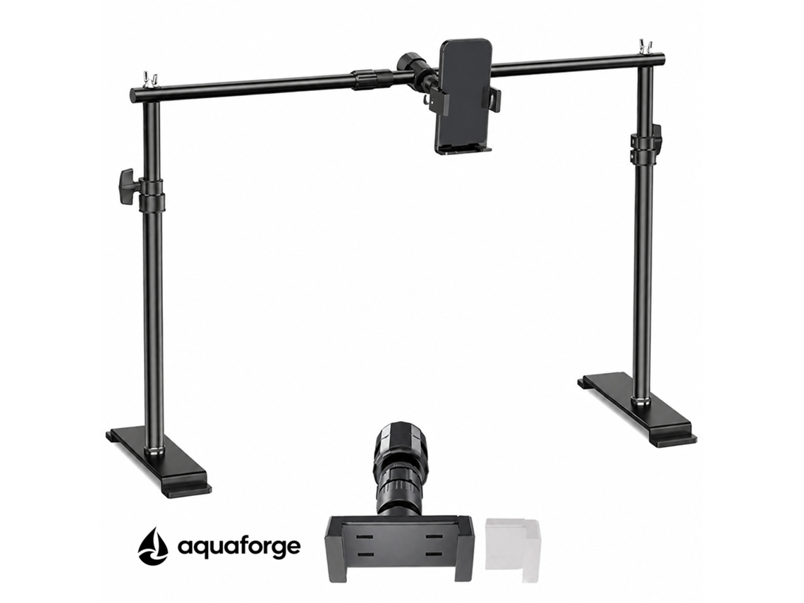 Suporte De Mesa Para Telemóvel Ajustável Abs