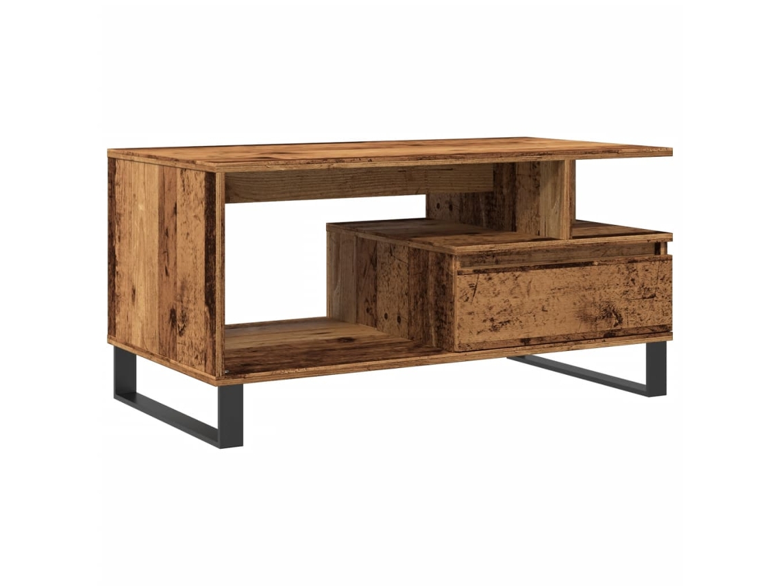 Mesa de Centro Madeira Velha MAISON EXCLUSIVE (90x49x45 cm)