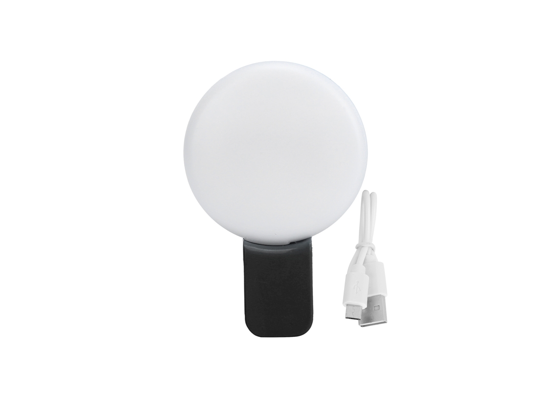 Luz de Preenchimento para Telefone, Recarregável Via Mini Usb com Bateria Interna. EOOCOO