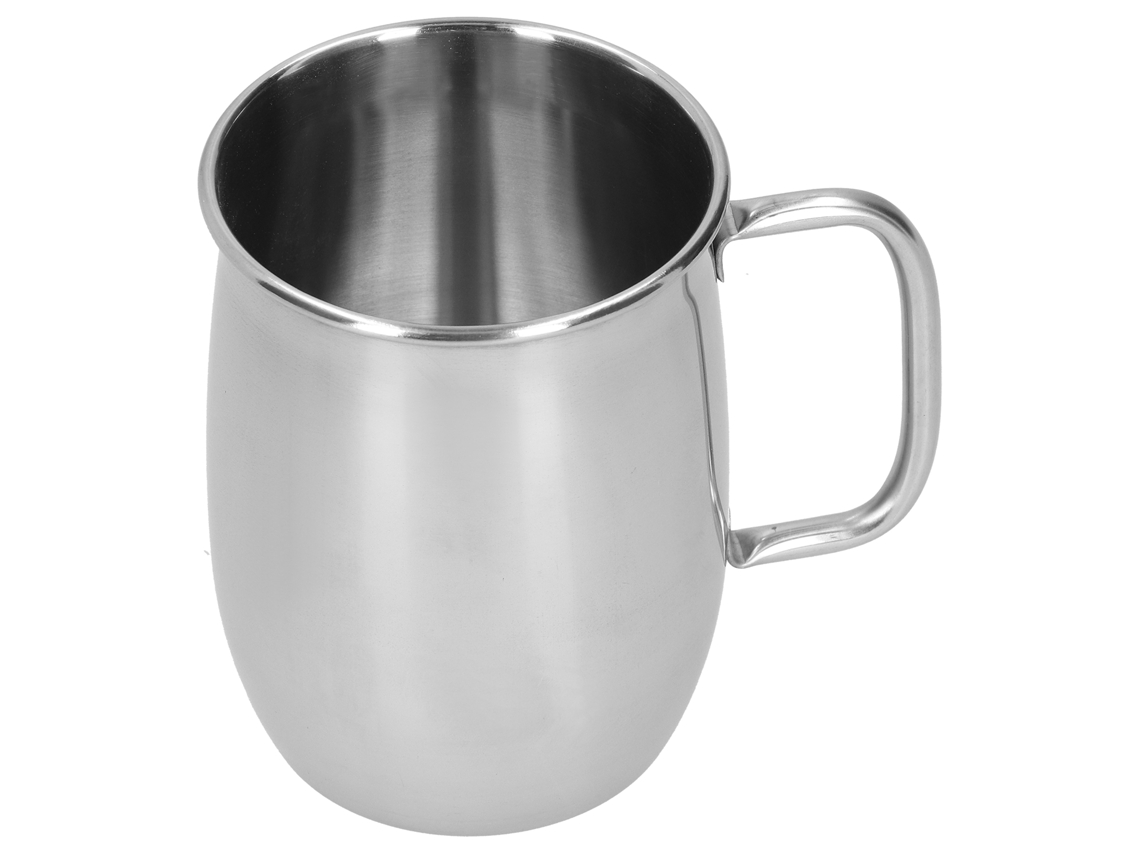 Caneca de Aço Inoxidável 304 1000ml com Alça para Cerveja Vinho Água Café | S/MARCA