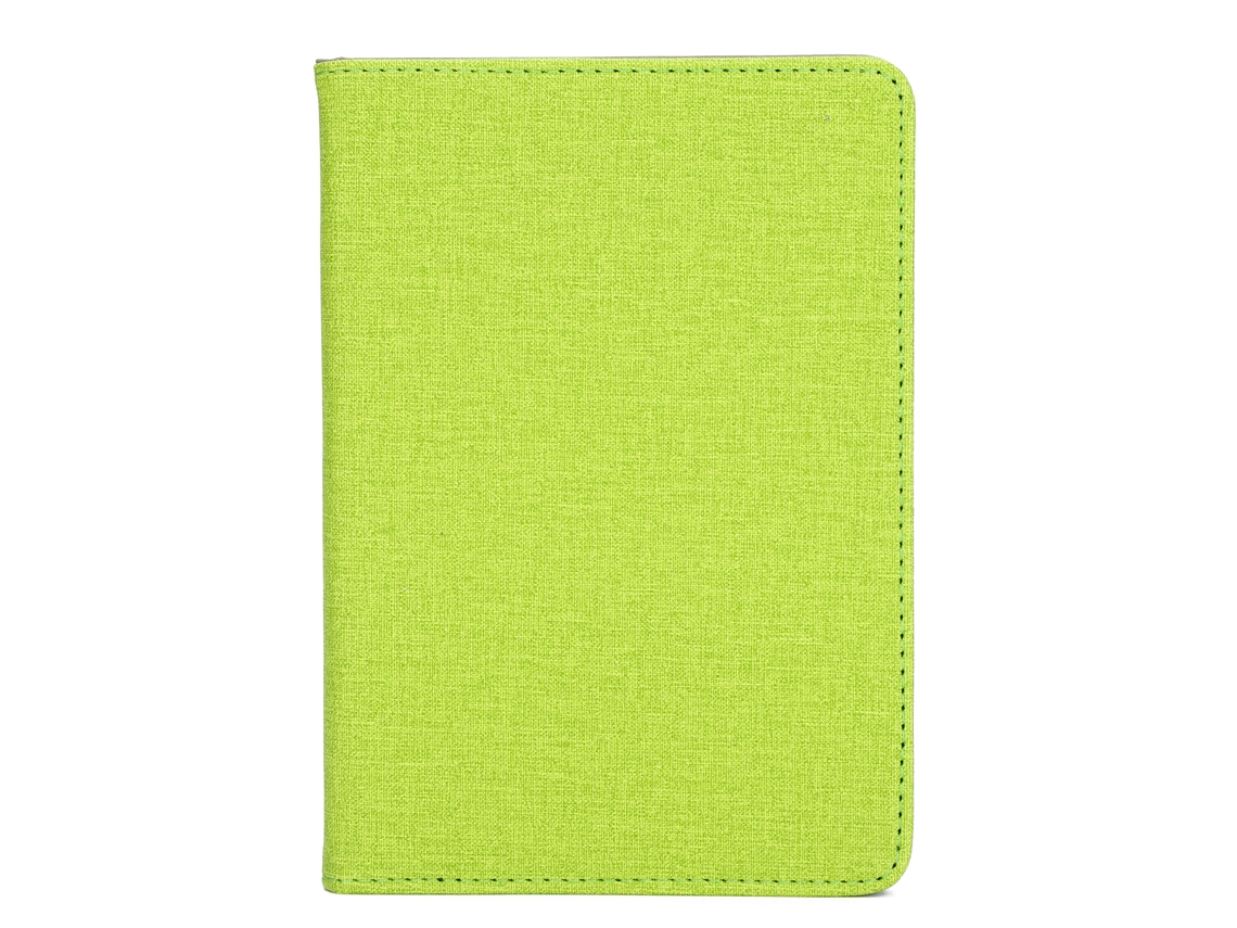 Capa protetora de tecido para Kindle Paperwhite (4ª geração, 2018) - Verde claro e dourado