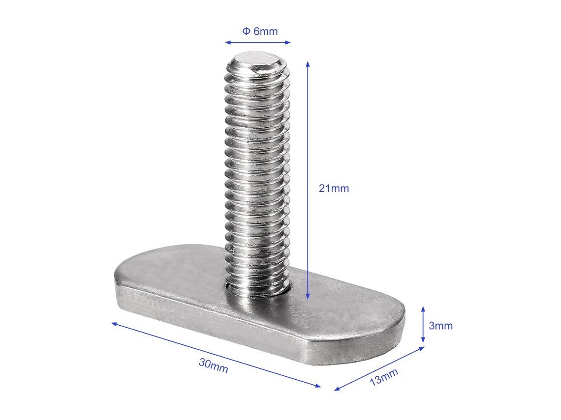 Mali 6 Parafusos de Aço Inoxidável para Rails de Kayak Canoa Barco Acessórios Hardware M6