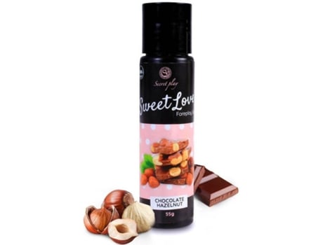 Lubrificante SECRETPLAY Gel Sweet Love Chocolate com Avelãs 60 ml