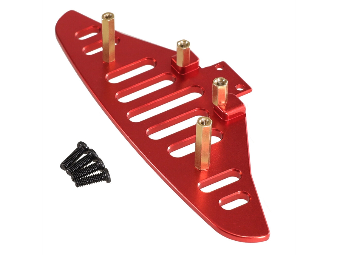 Conjunto de Pára choques Dianteiro com Peças Metálicas Melhoradas em Dourado para Modelos de Automóveis Rc Mjx 1/14 14301 14302 14303. MDUG