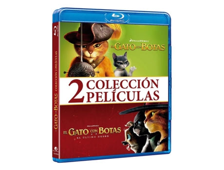 DVD Puss In Boots 1 + 2 / El Gato Con Botas Blu Ray