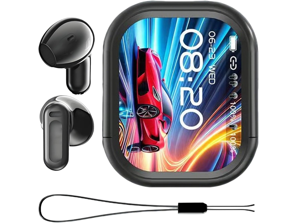 Fones De Ouvido Com Cancelamento Ruído Sem Fio Em Tempo Real E Tela Sensível Ao Toque