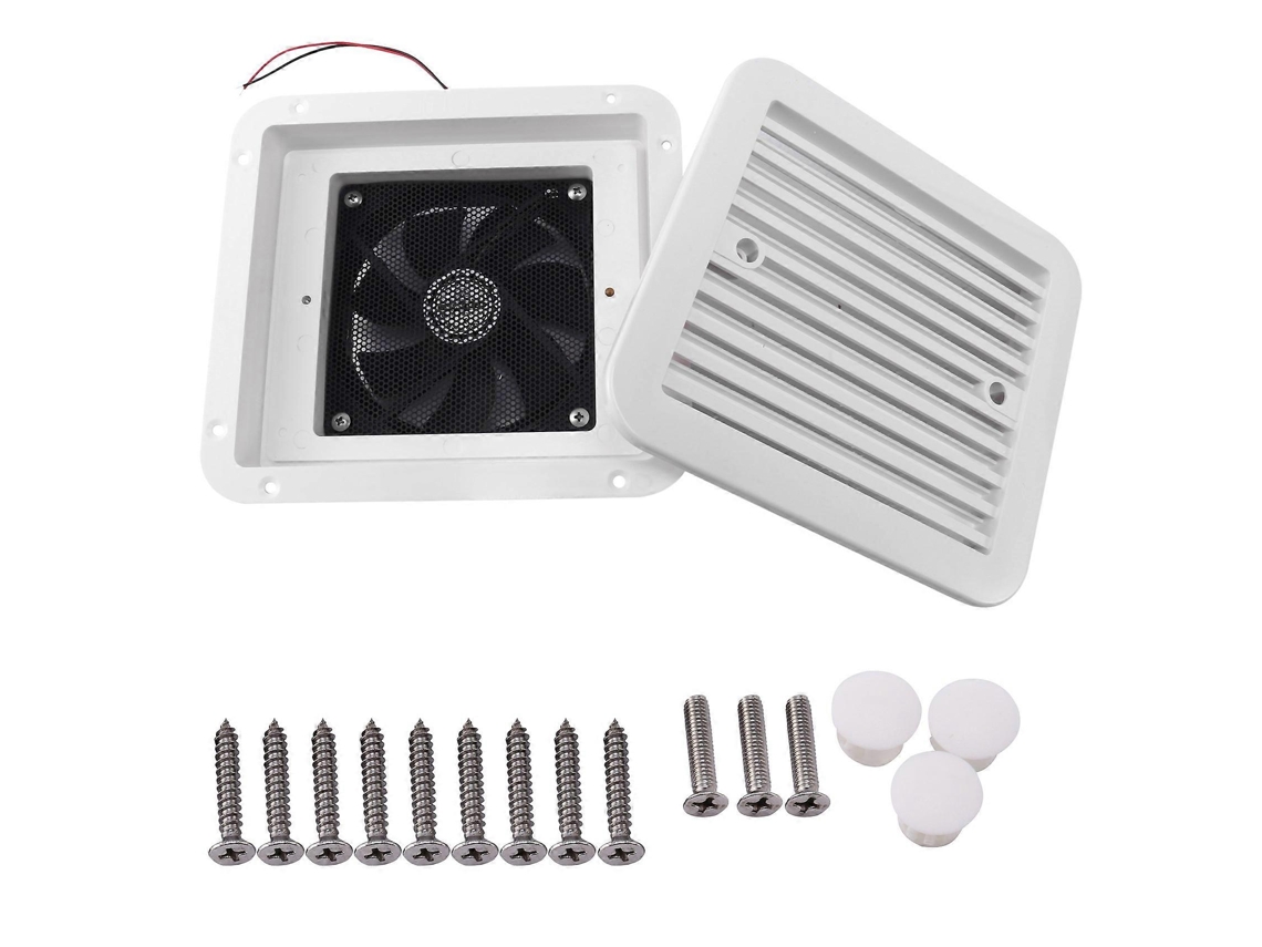 Ventilador de teto universal silencioso de 12 V para caravanas e reboques. Ventilador de teto eficiente Slowmoose para caravanas.
